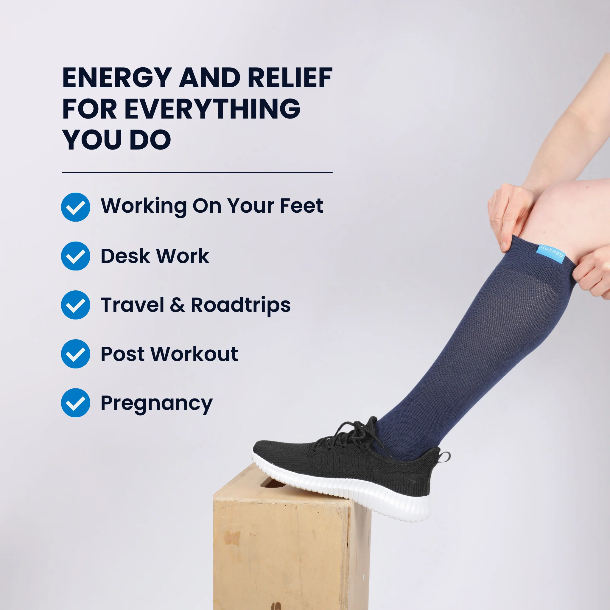 Eucalyptus Lyocell Compression Socks - Image 13