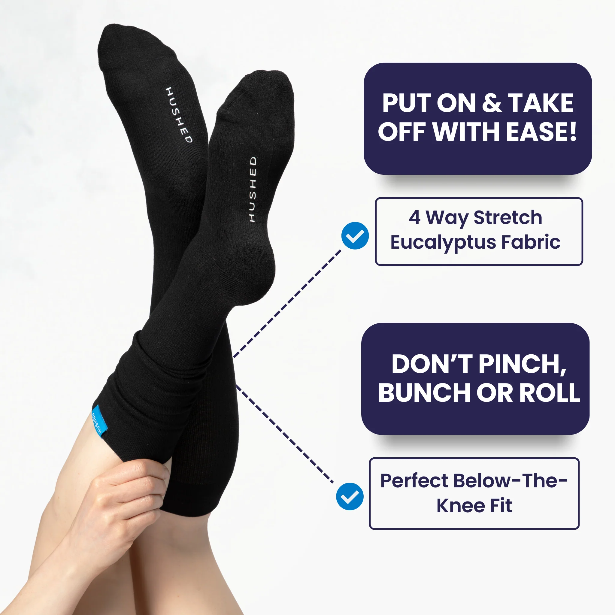 Eucalyptus Lyocell Compression Socks - Image 19