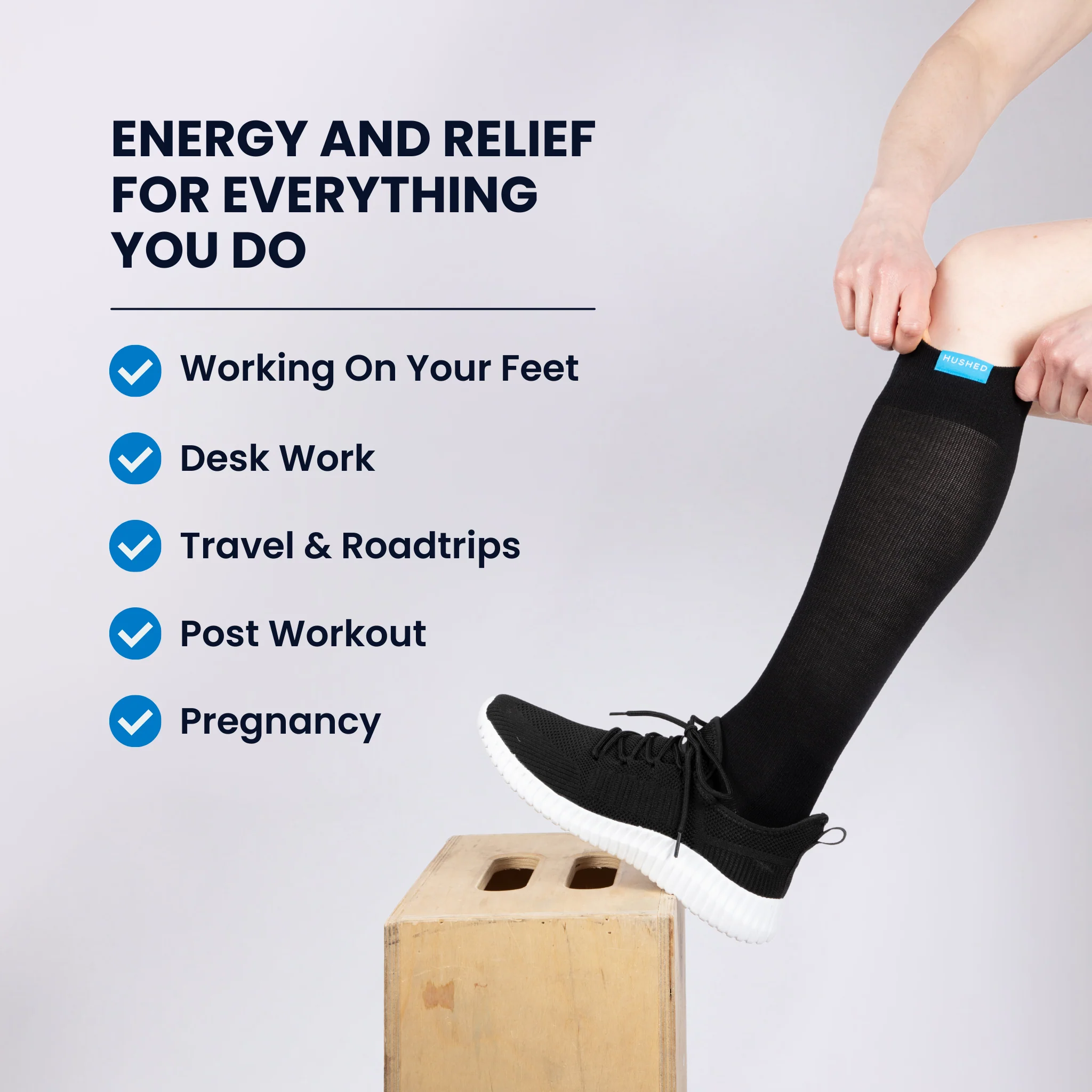 Eucalyptus Lyocell Compression Socks - Image 21