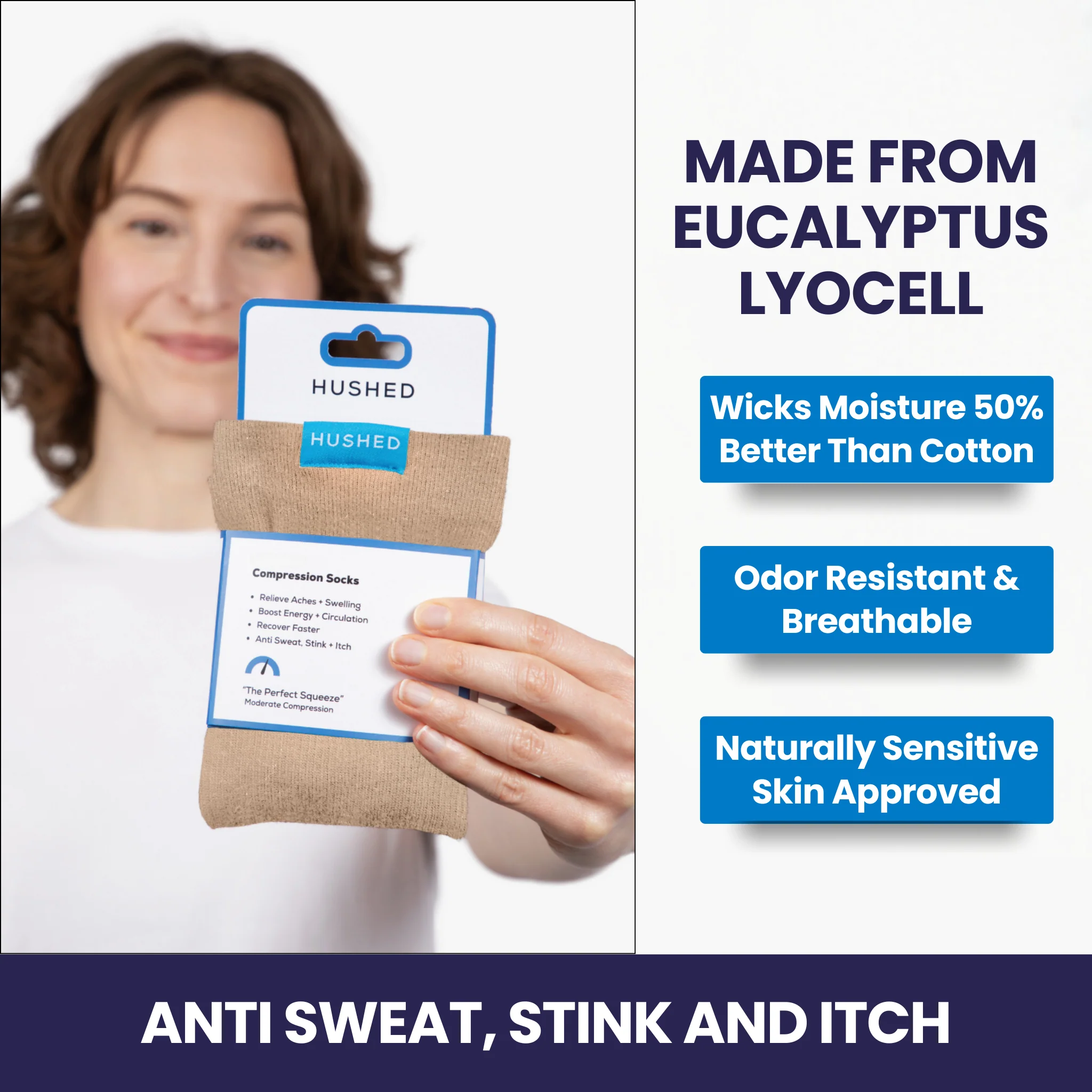 Eucalyptus Lyocell Compression Socks - Image 23