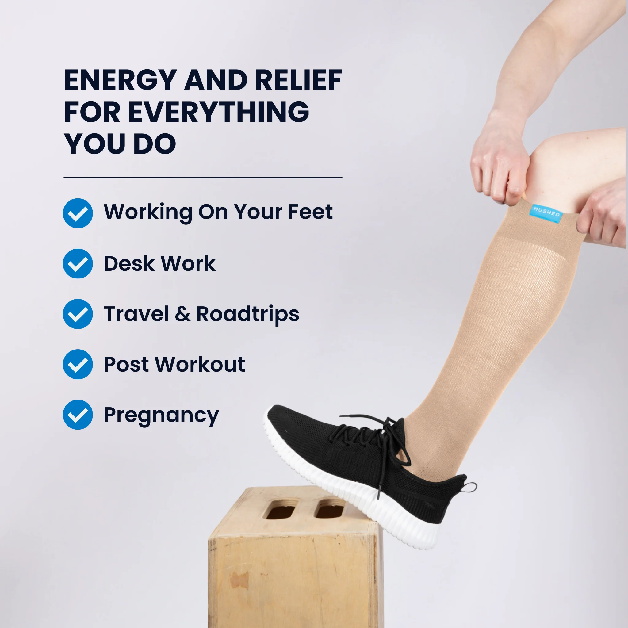 Eucalyptus Lyocell Compression Socks - Image 27