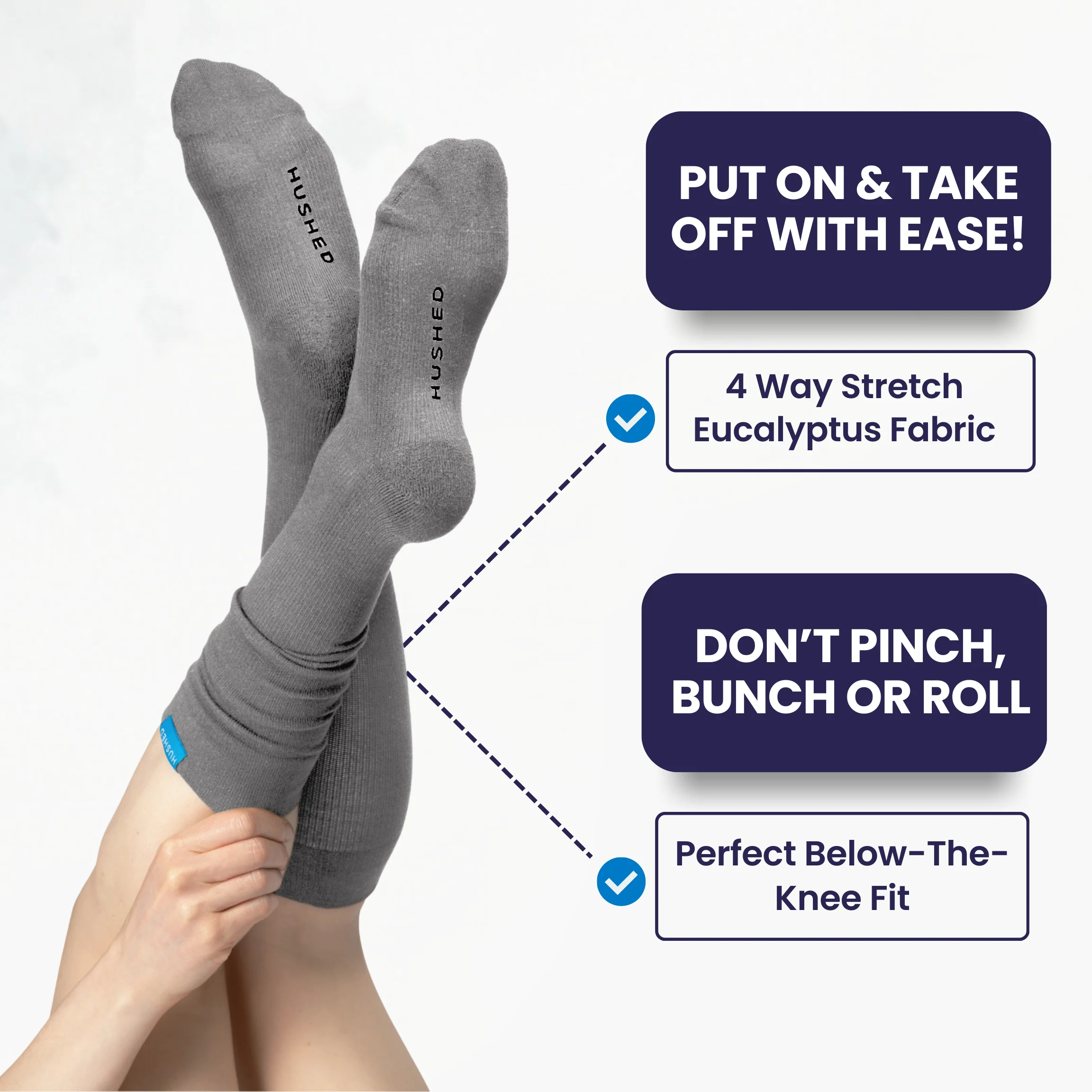 Eucalyptus Lyocell Compression Socks - Image 33