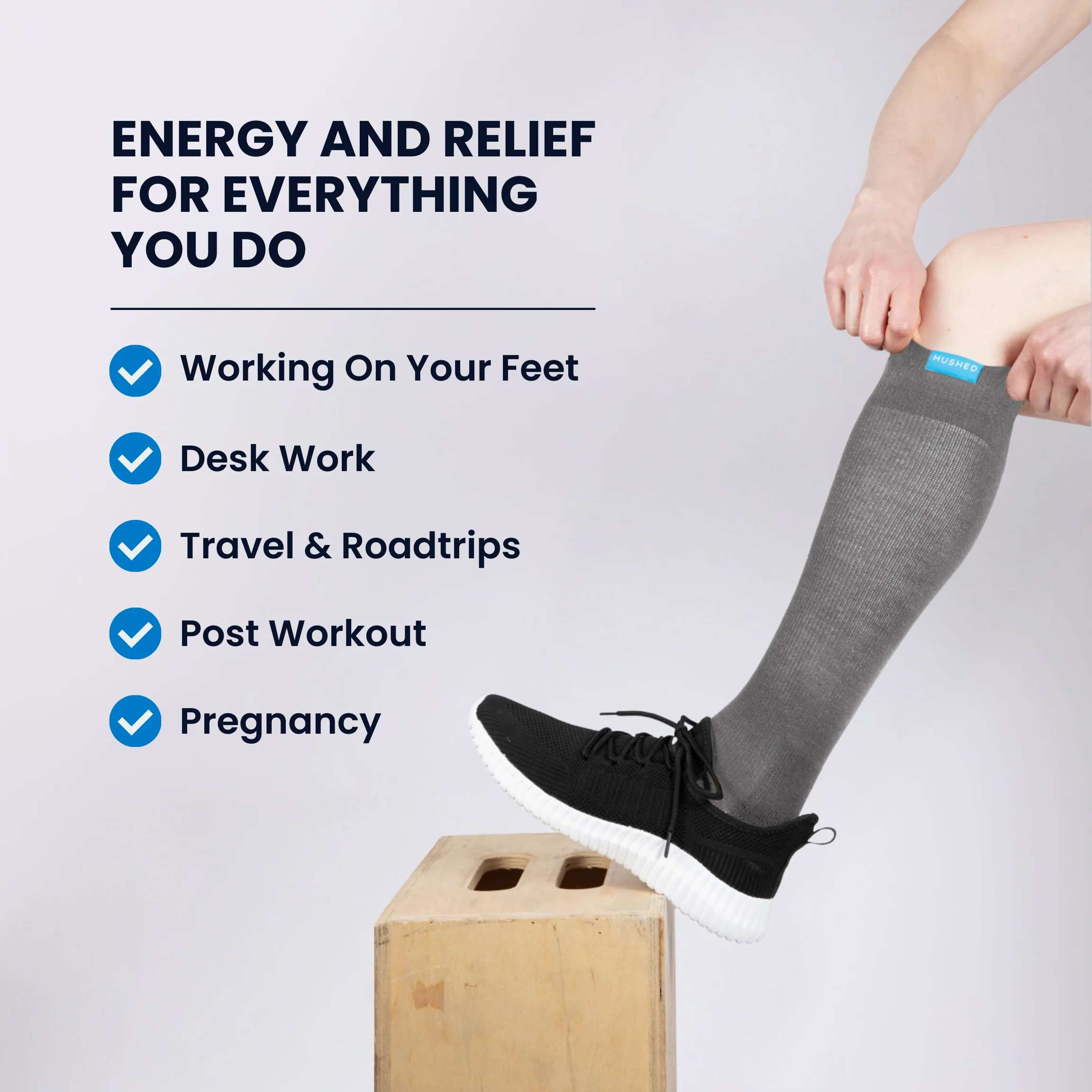 Eucalyptus Lyocell Compression Socks - Image 34
