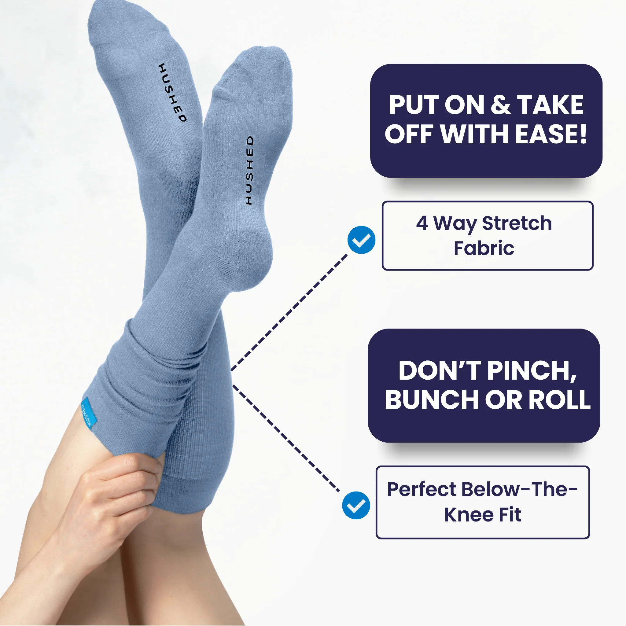 Eucalyptus Lyocell Compression Socks - Image 40