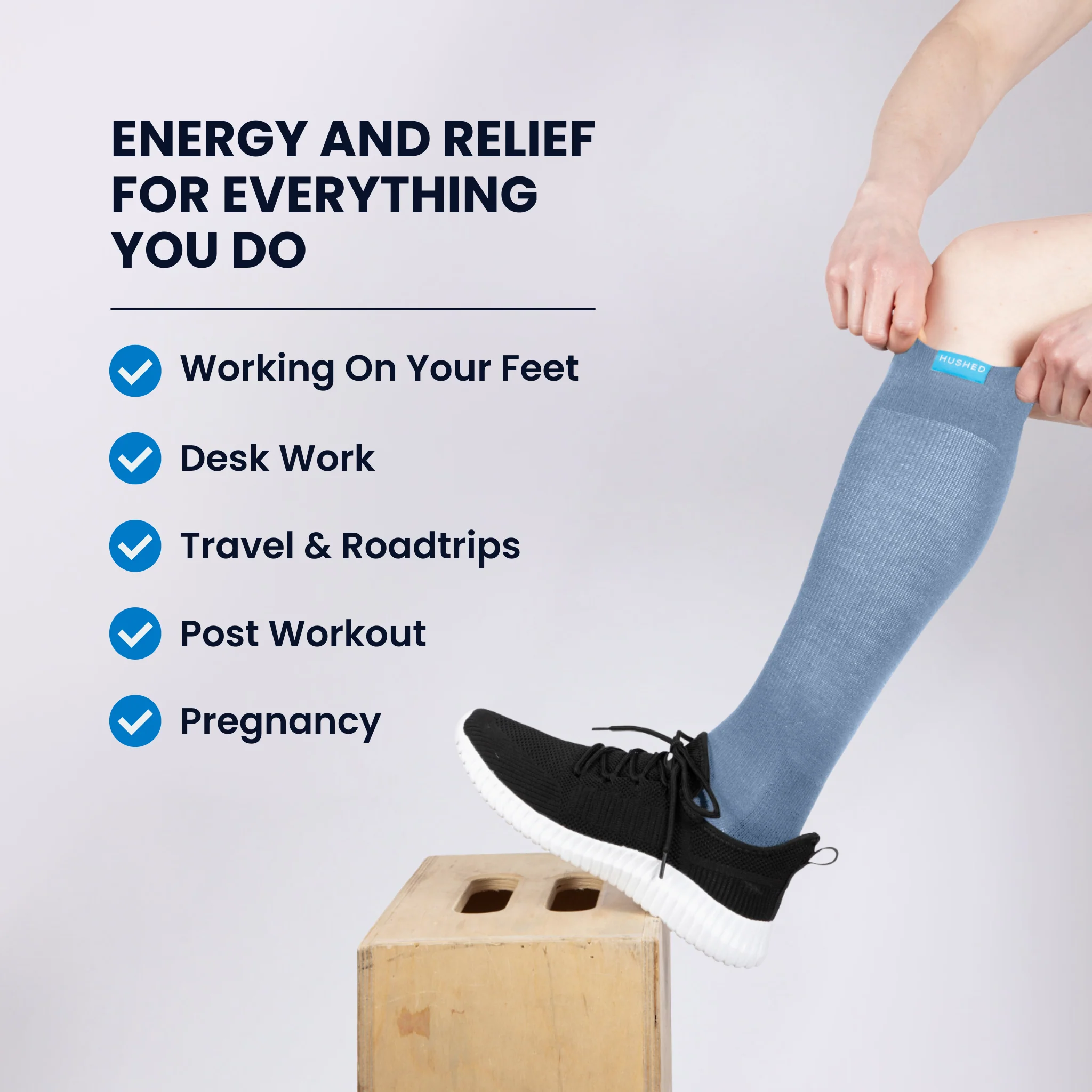 Eucalyptus Lyocell Compression Socks - Image 41