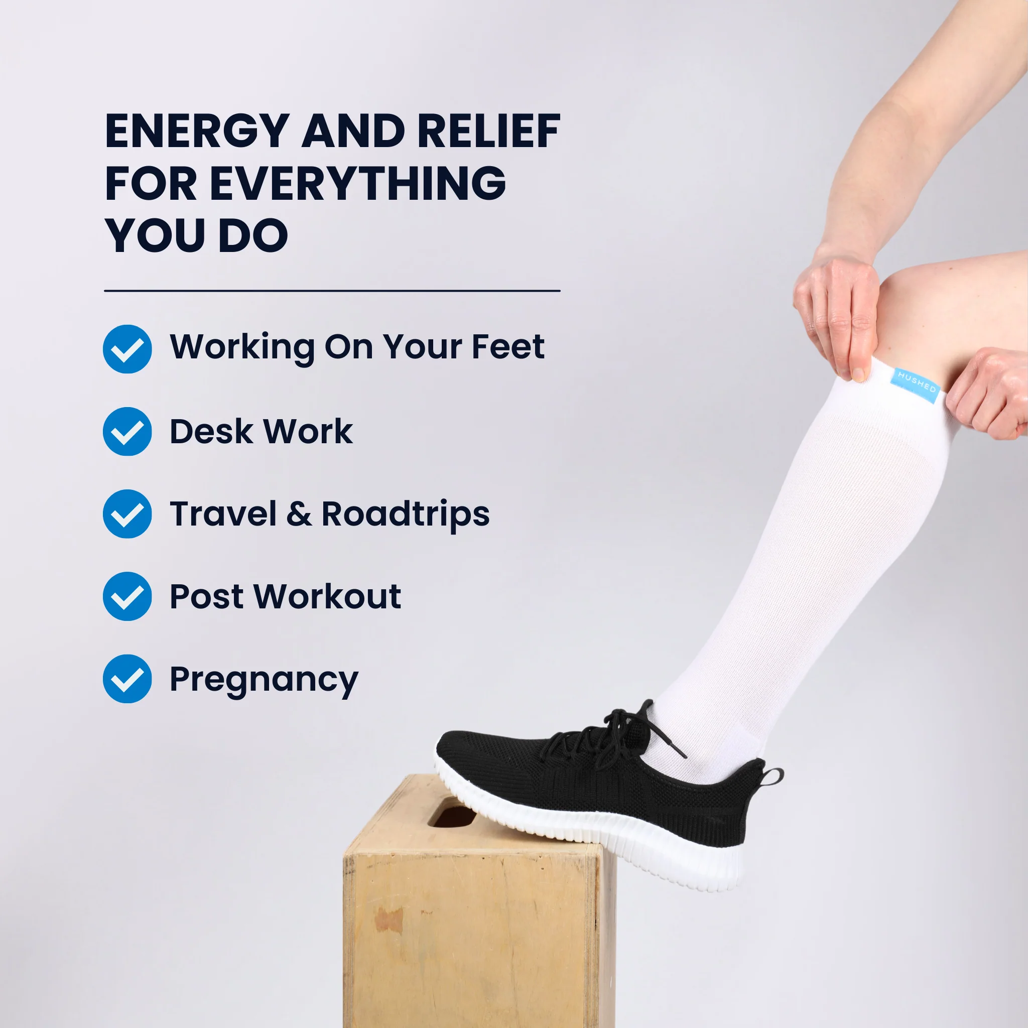 Eucalyptus Lyocell Compression Socks - Image 6